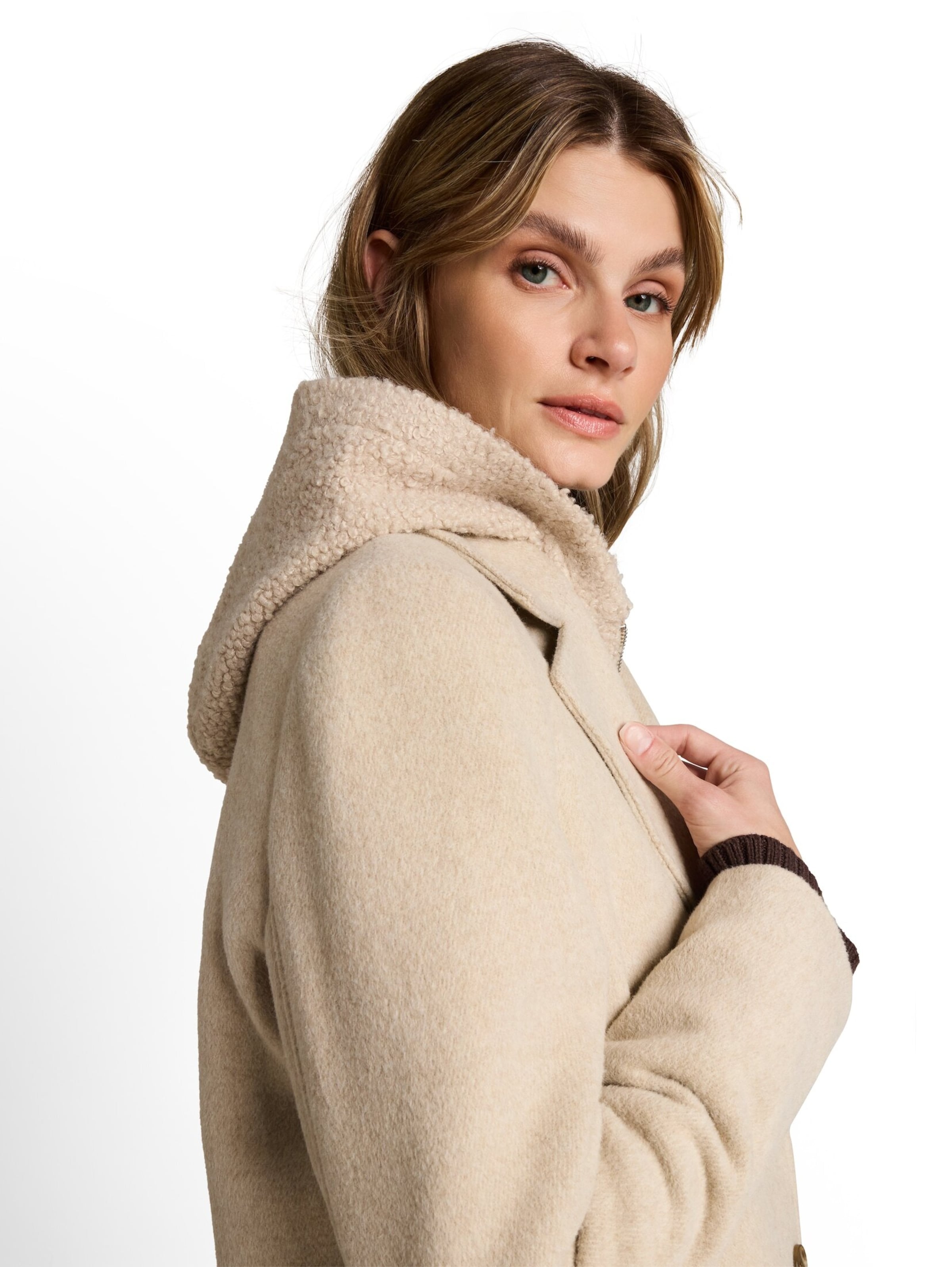 TOM TAILOR Übergangsmantel in Beige