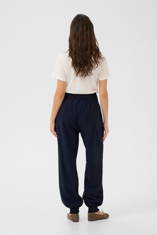 Cream Loosefit Broek 'Lori' in Blauw