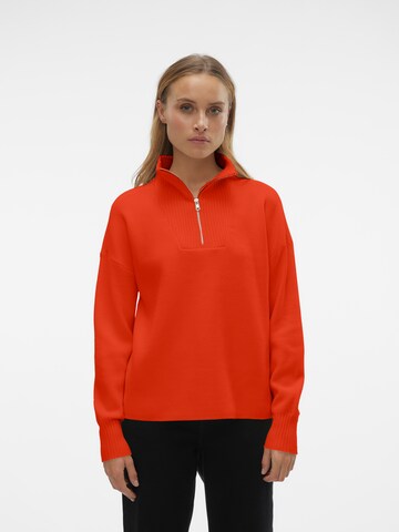VERO MODA - Jersey 'VMGOLDNEEDLE' en rojo: frente