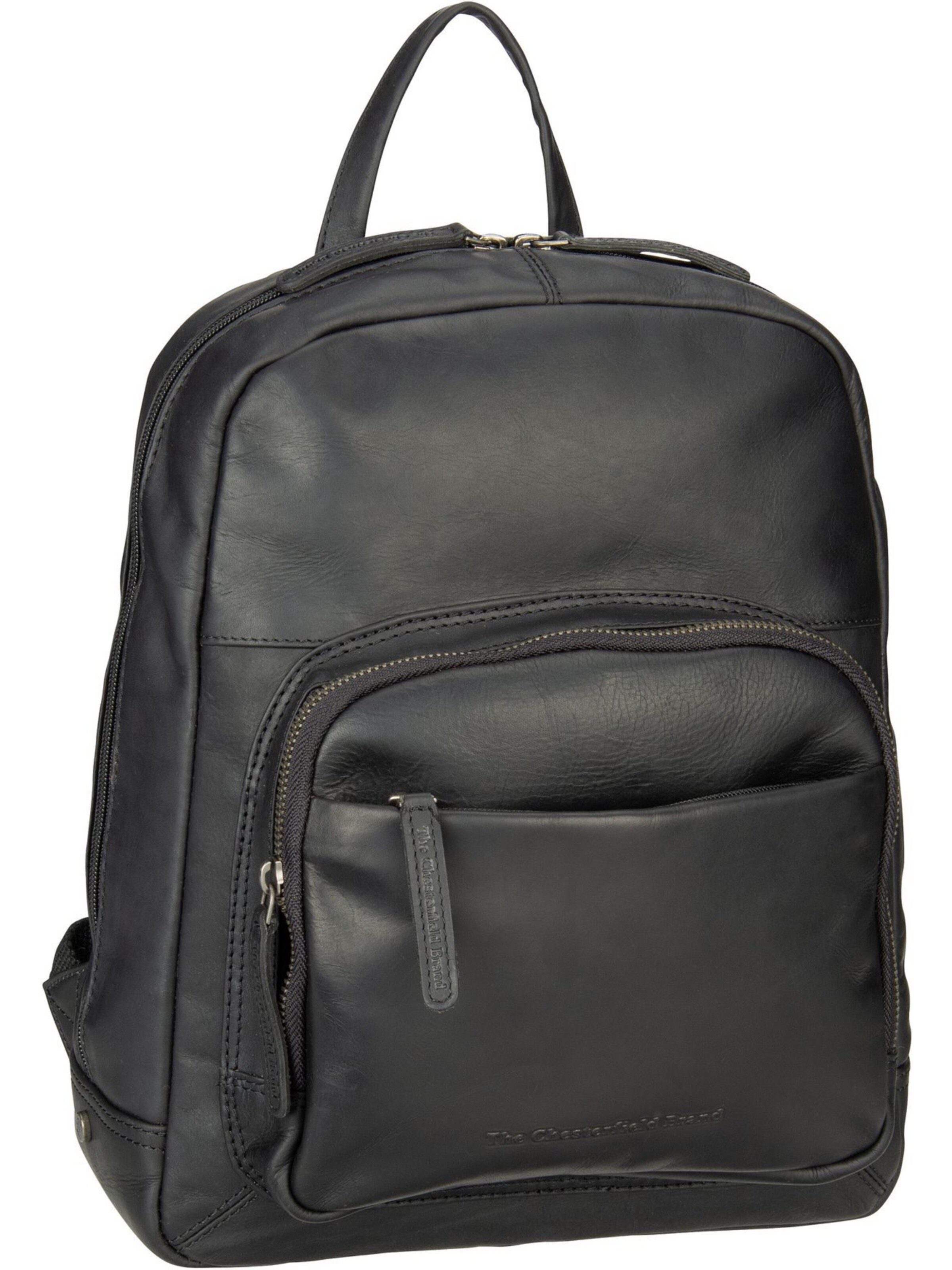 The Chesterfield Brand Rucksack  ' Santana 0300 ' in Schwarz: Vorderseite