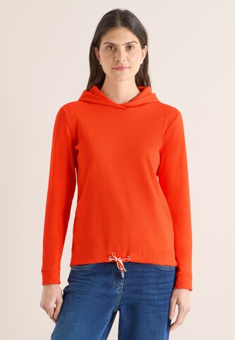 CECIL Sweatshirt in Orange: front