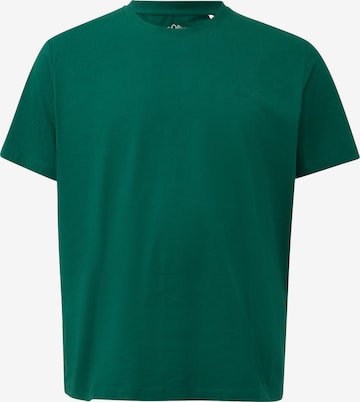 s.Oliver Men Big Sizes - Camisa em verde: frente