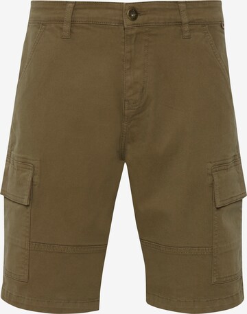 INDICODE JEANS Cargo Pants 'BROM' in Green: front