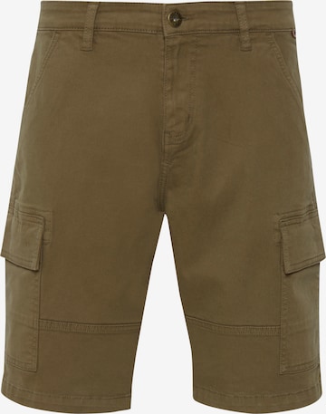 INDICODE JEANS Regular Cargo Pants 'BROM' in Green: front