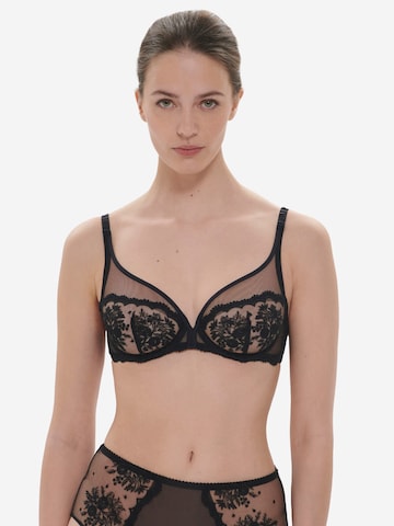 Simone Perele T-shirt Bra 'Intrigue' in Black