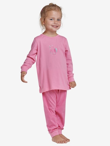 Pyjama SCHIESSER en rose : devant