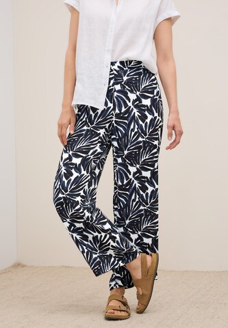 CECIL Wide Leg Pyjamahose in Blau: Vorderseite