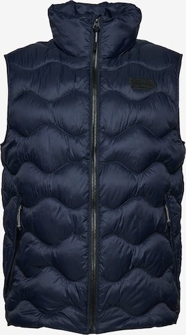 Superdry Bodywarmer in Blauw: voorkant