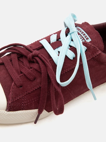 CONVERSE Platform trainers 'CT' in Red