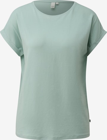 T-shirt 'Q/S designed by - Dames t-shirt' QS en vert : devant