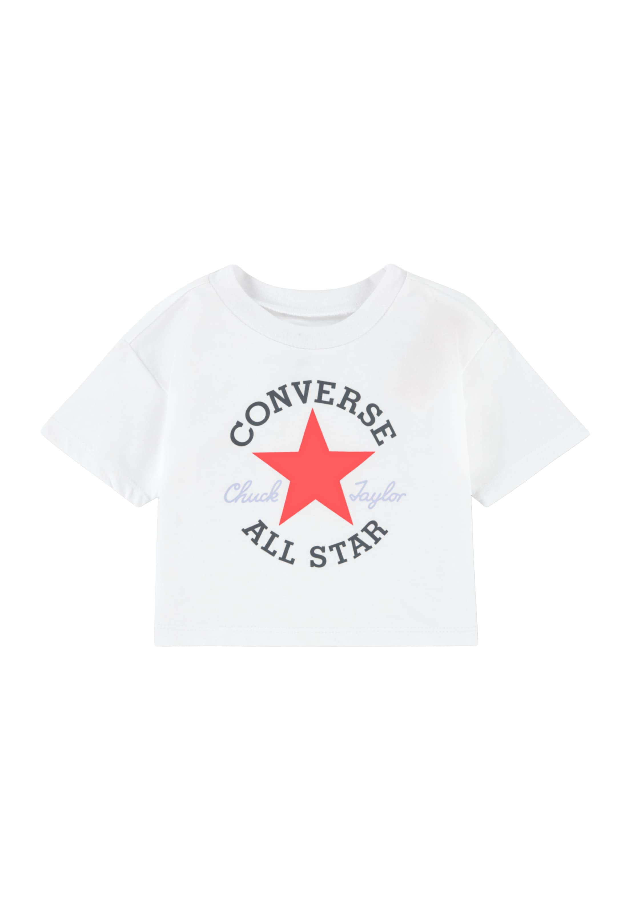 CONVERSE Shirt in Wit: voorkant