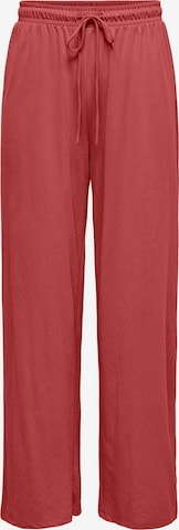 ONLY Wide leg Trousers 'JANY' in Red: front