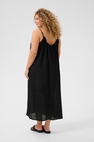 KAFFE CURVE Jurk 'Baya' in Zwart