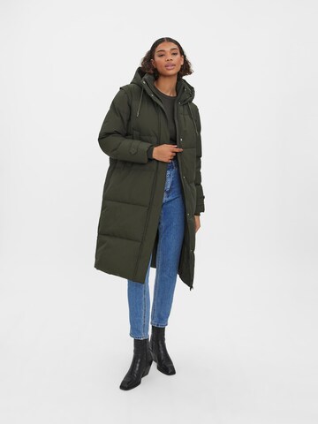 VERO MODA Vinterfrakke 'MARGARET' i grøn