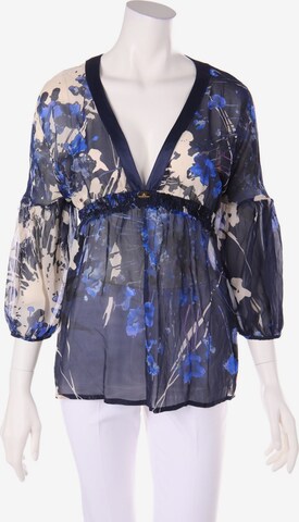 Elisabetta Franchi Tunika-Bluse S in Blau: predná strana