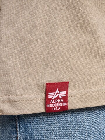 ALPHA INDUSTRIES Shirt in Beige