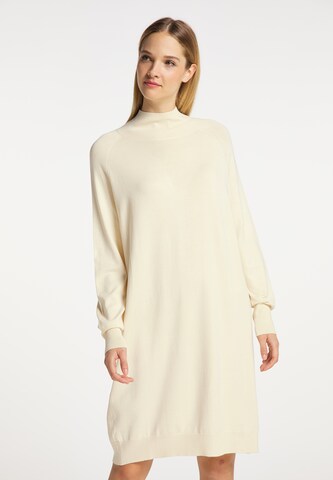 DreiMaster Klassik Knitted dress in White