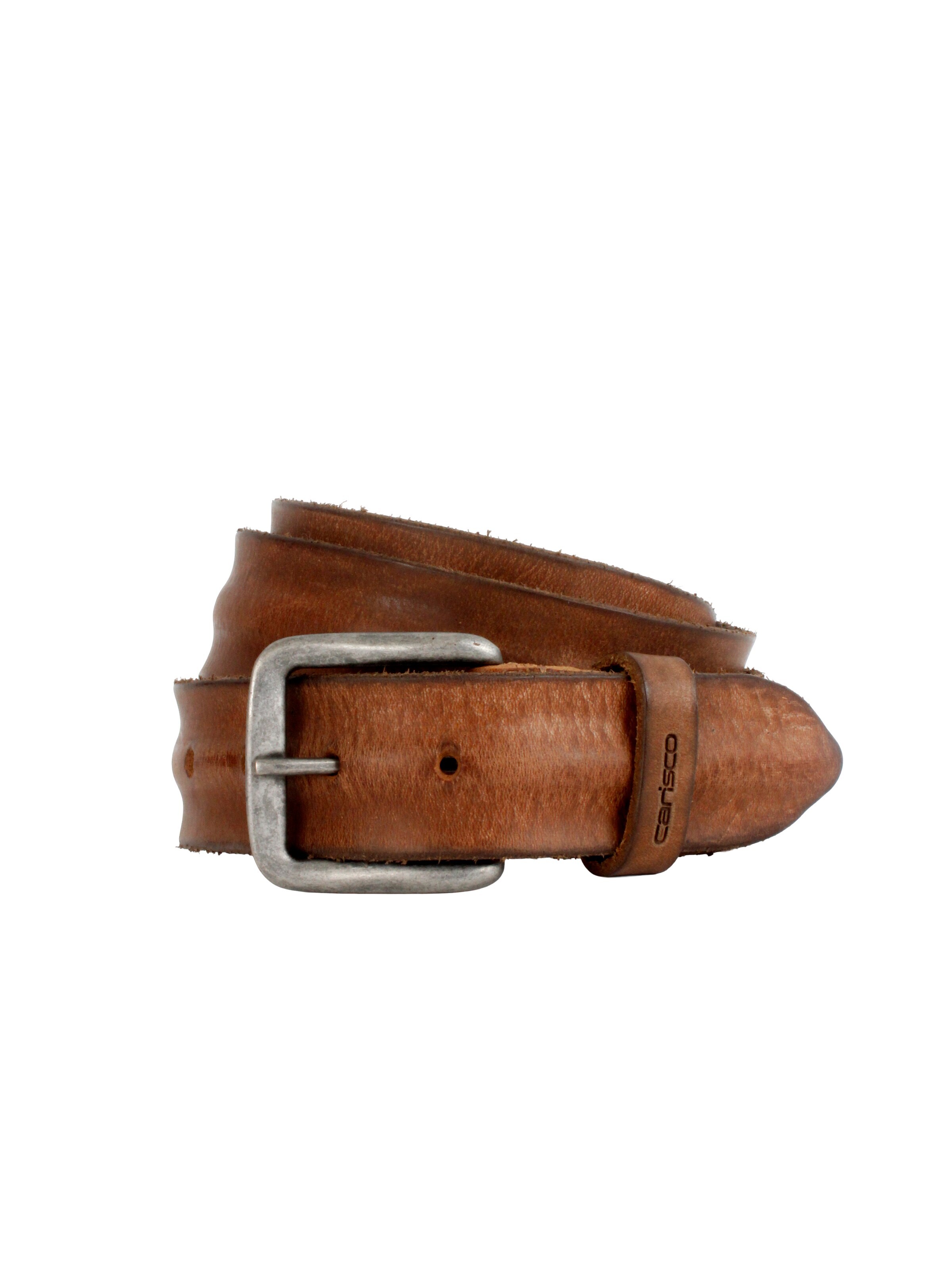 carisco Belt 'Jeansgürtel Gump' in Brown: front