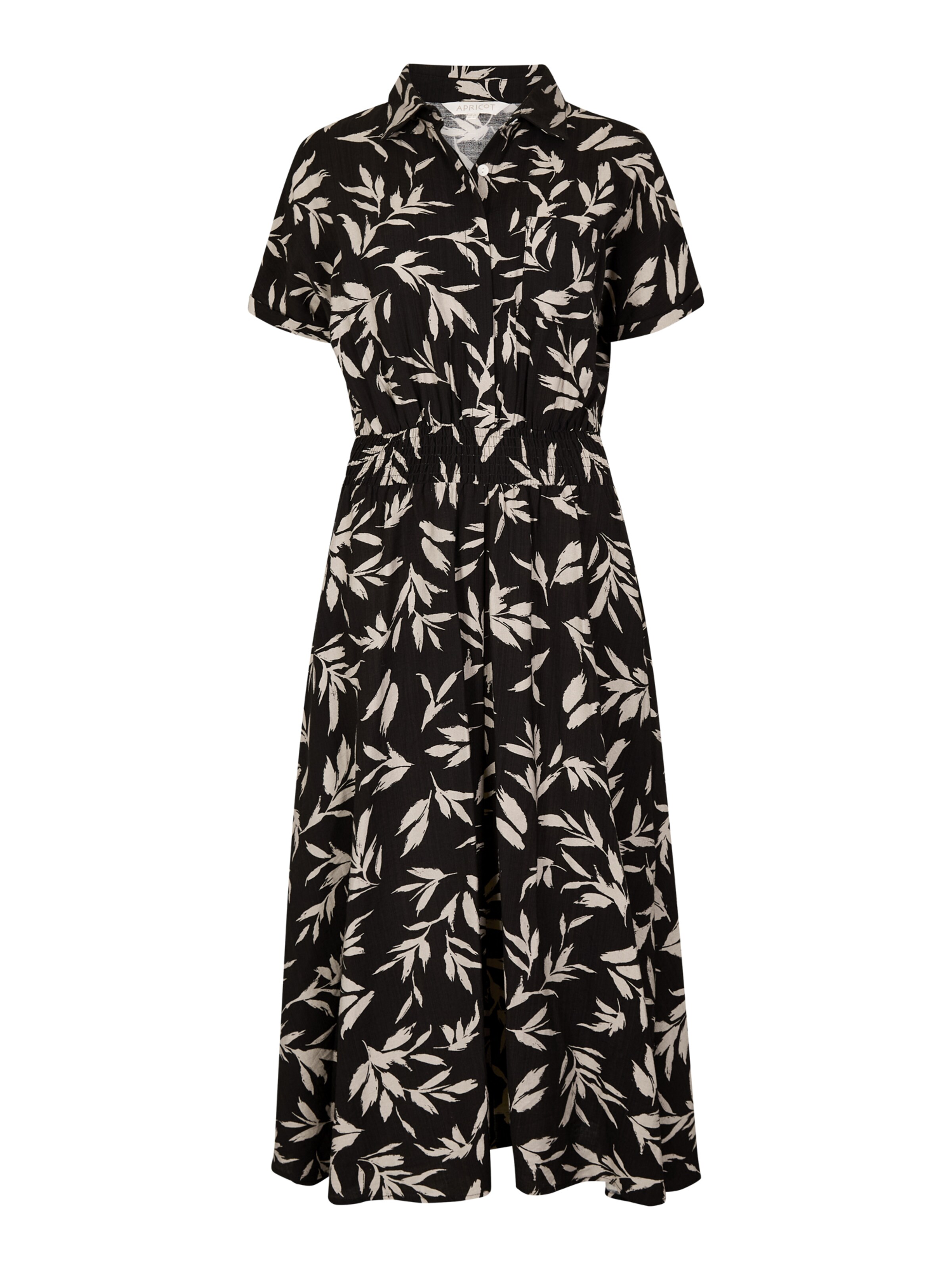 Robe ' ' Apricot en noir : devant