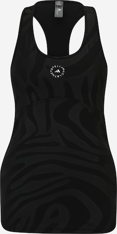 ADIDAS BY STELLA MCCARTNEY Sporttop in Schwarz: predná strana