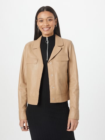 OAKWOOD Jacke 'ALINA' in Beige: predná strana