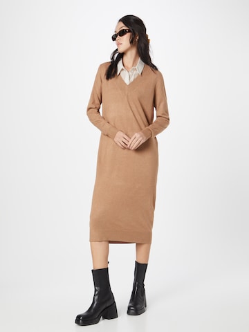 s.Oliver Knitted dress in Beige