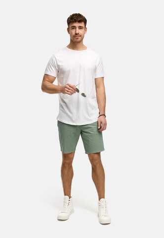 Regular Pantalon chino 'Lubin' INDICODE JEANS en vert