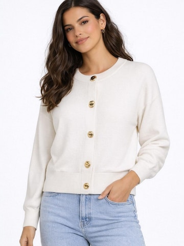 YAYA Strickjacke‌ in Weiß