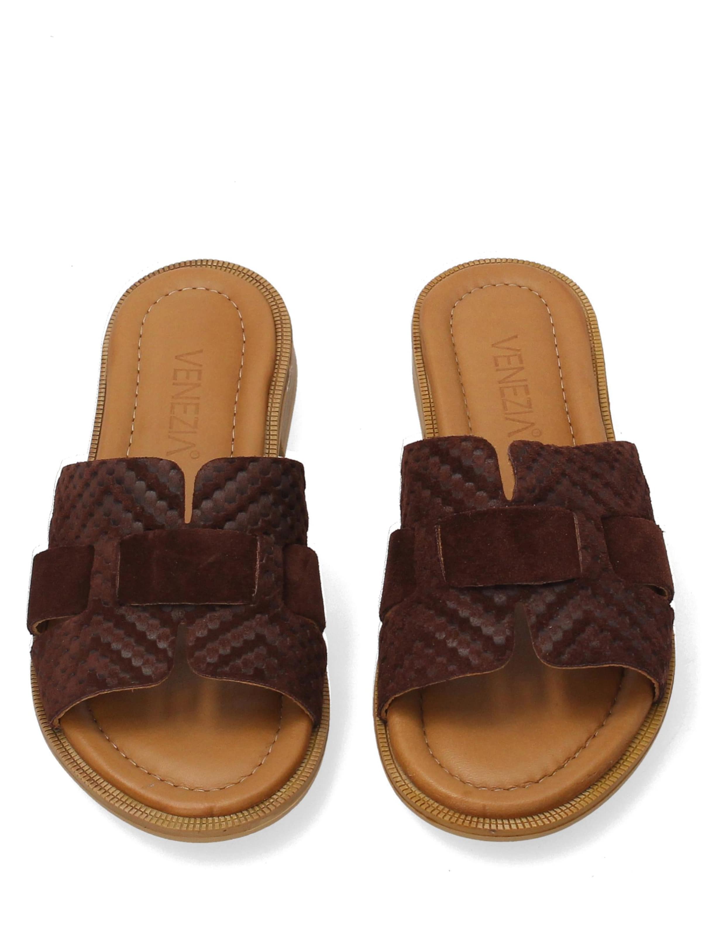 VENEZIA Mules in Brown