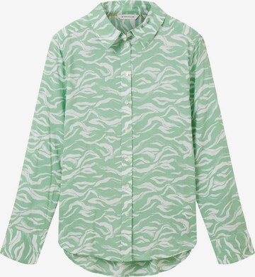 TOM TAILOR Blouse in Green: front