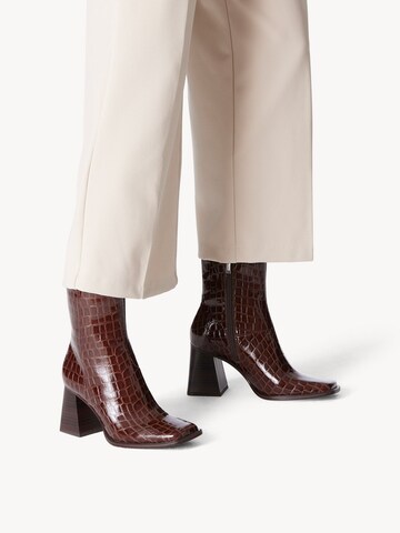 Bottines TAMARIS en marron : devant