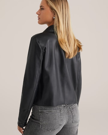WE Fashion Φθινοπωρινό και ανοιξιάτικο μπουφάν σε μαύρο