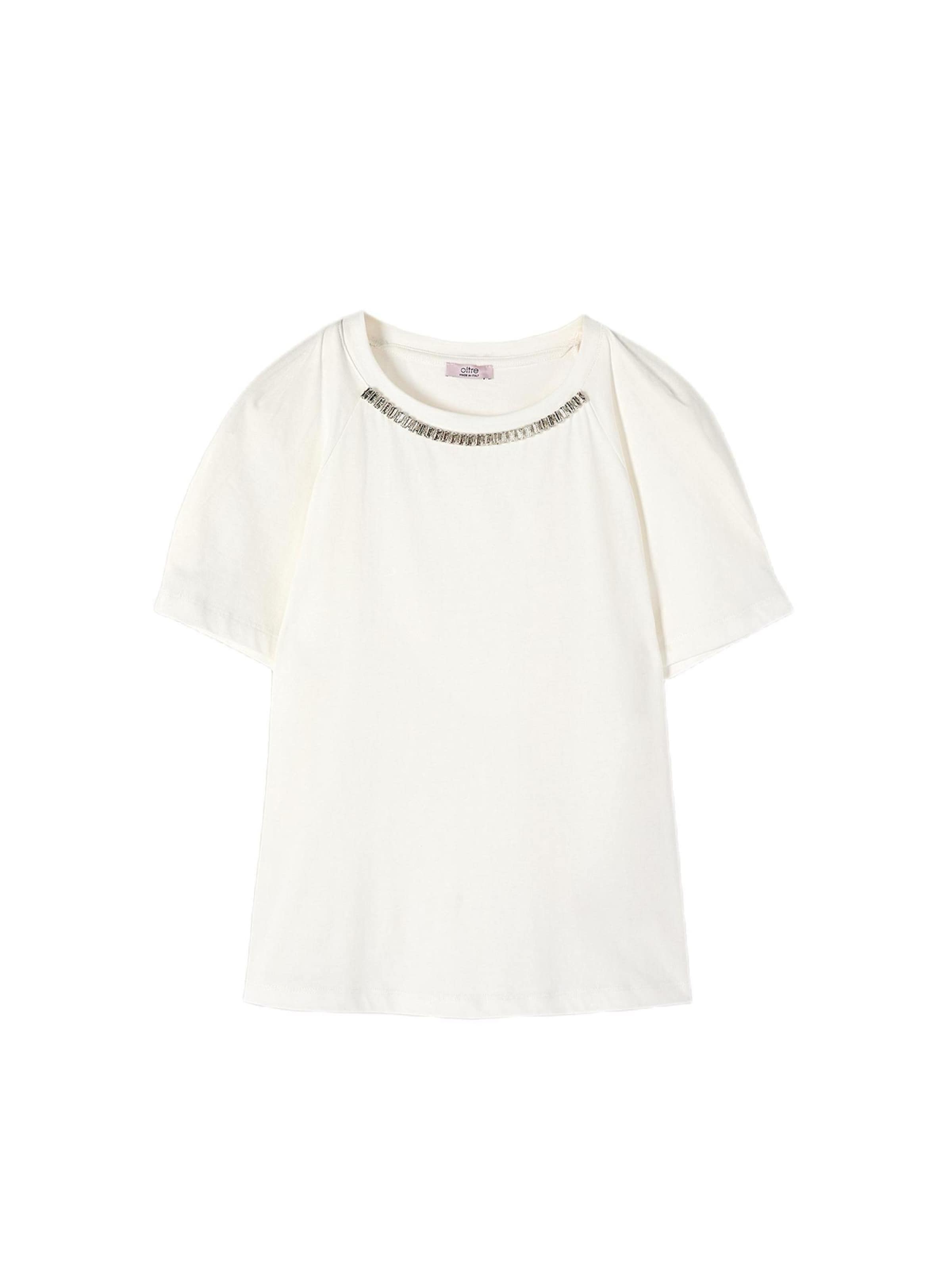 T-shirt oltre en blanc : devant