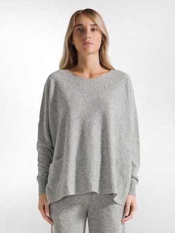 Pullover extra large di DEHA in grigio: frontale