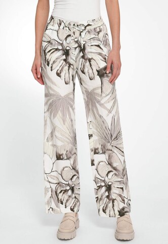 Wide Leg Pantalon 'CORNELIA' Peter Hahn en beige : devant