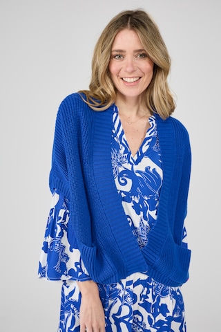 LIEBLINGSSTÜCK Knit cardigan 'Aruba' in Blue: front