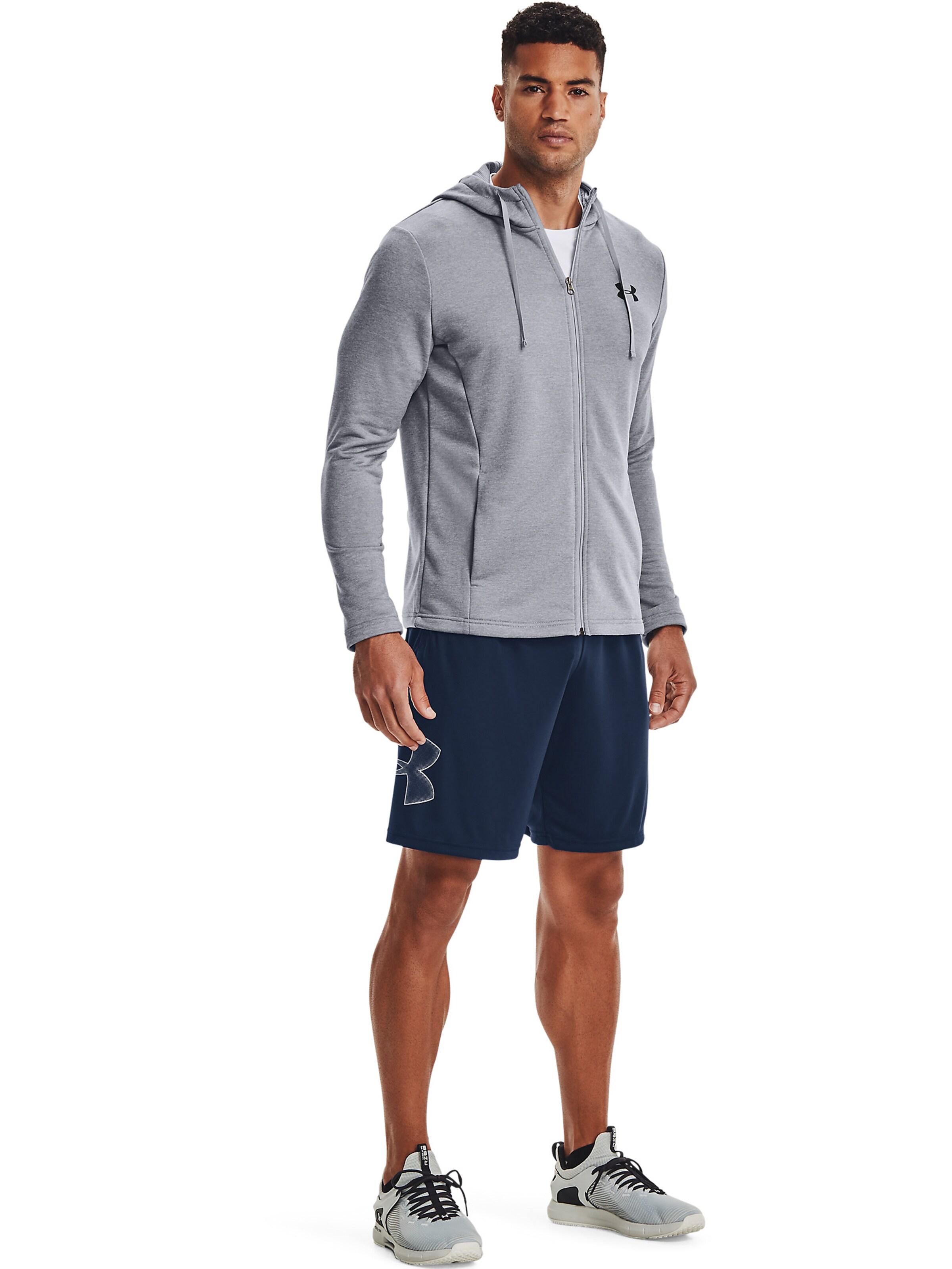 UNDER ARMOUR Loose fit Sports trousers 'Tech' in Blue