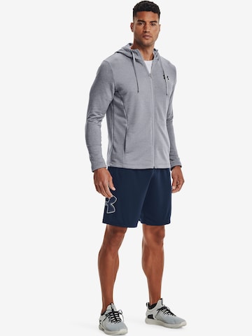 UNDER ARMOUR Loosefit Sportbroek 'Tech' in Blauw