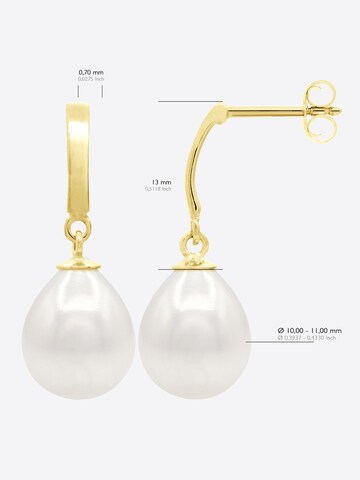 Boucles d'oreilles 'VENDOME' Ateliers Saint Germain en jaune