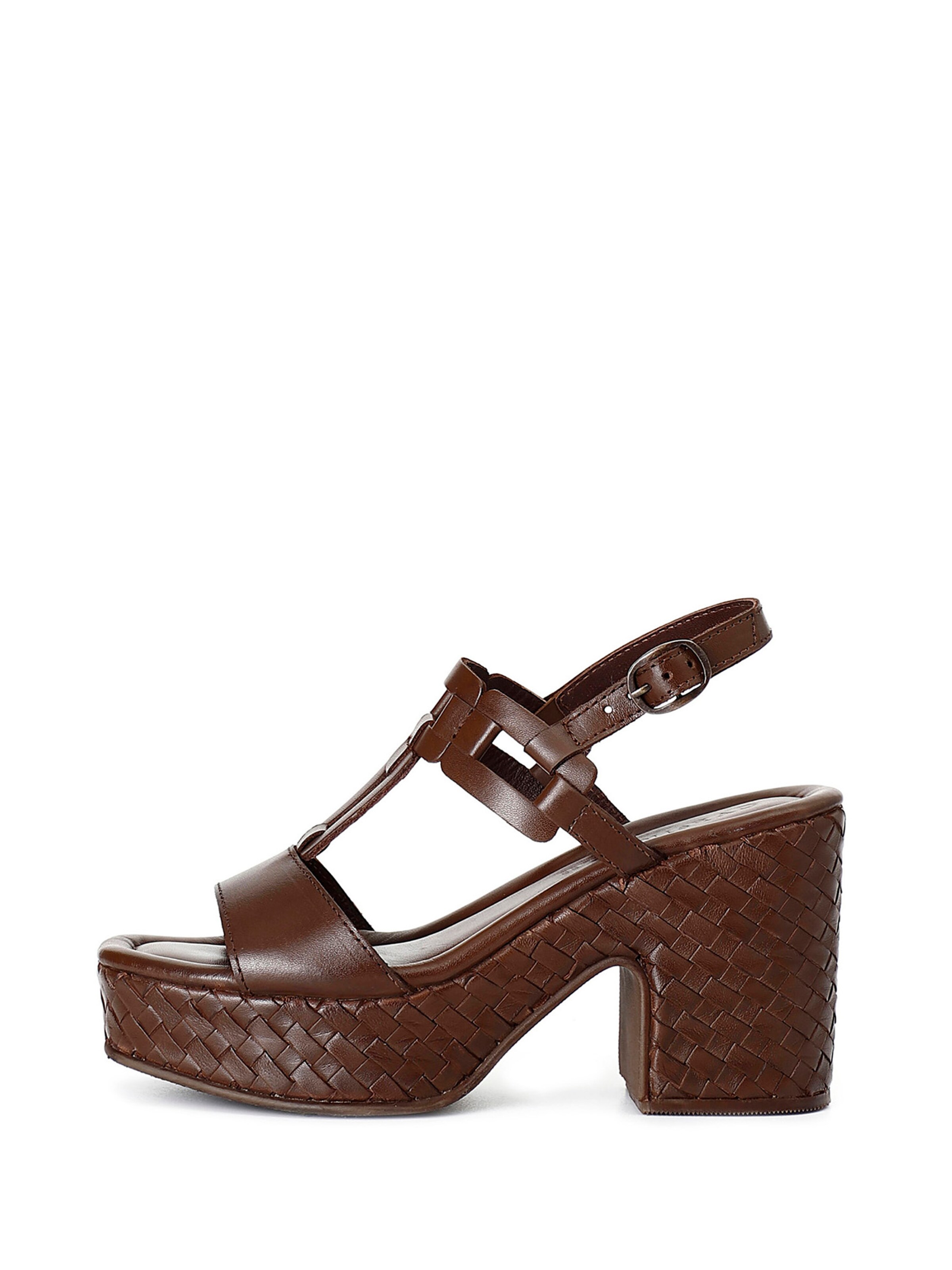 Sandalo CAFè NOIR di colore marrone scuro, Visualizzazione prodotti