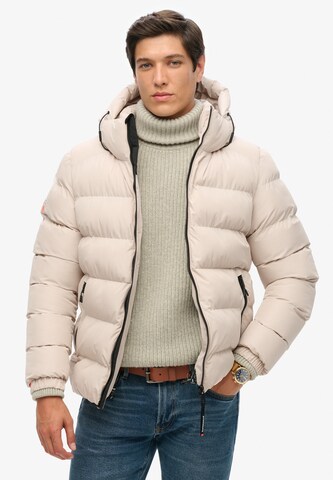 Superdry - Casaco de inverno em cinzento