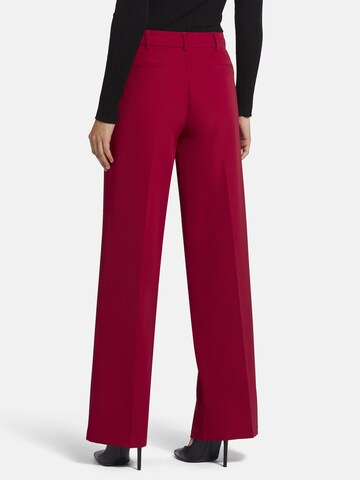 Nicowa Wide leg Trousers with creases 'Viniwia' in Red