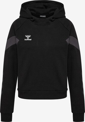 Hummel Sportief sweatshirt 'TRAVEL' in Zwart: voorkant