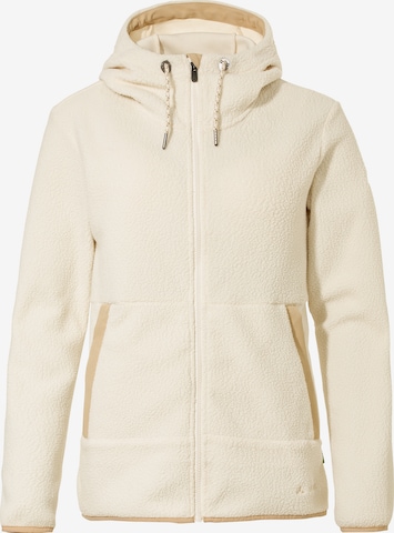 VAUDE Funktionsfleecejacke 'Manukau' in Beige: Vorderseite