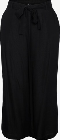 Wide Leg Pantalon 'Nya' PIECES en noir : devant