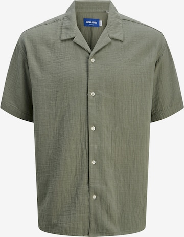 Jack & Jones Plus - Camisa 'JOREaster Patras' en verde: frente