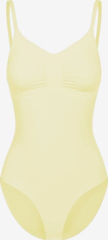 cfab Alakformáló body 'Bodysuit Sculpting Shapewear mit Slip' - sárga: elől