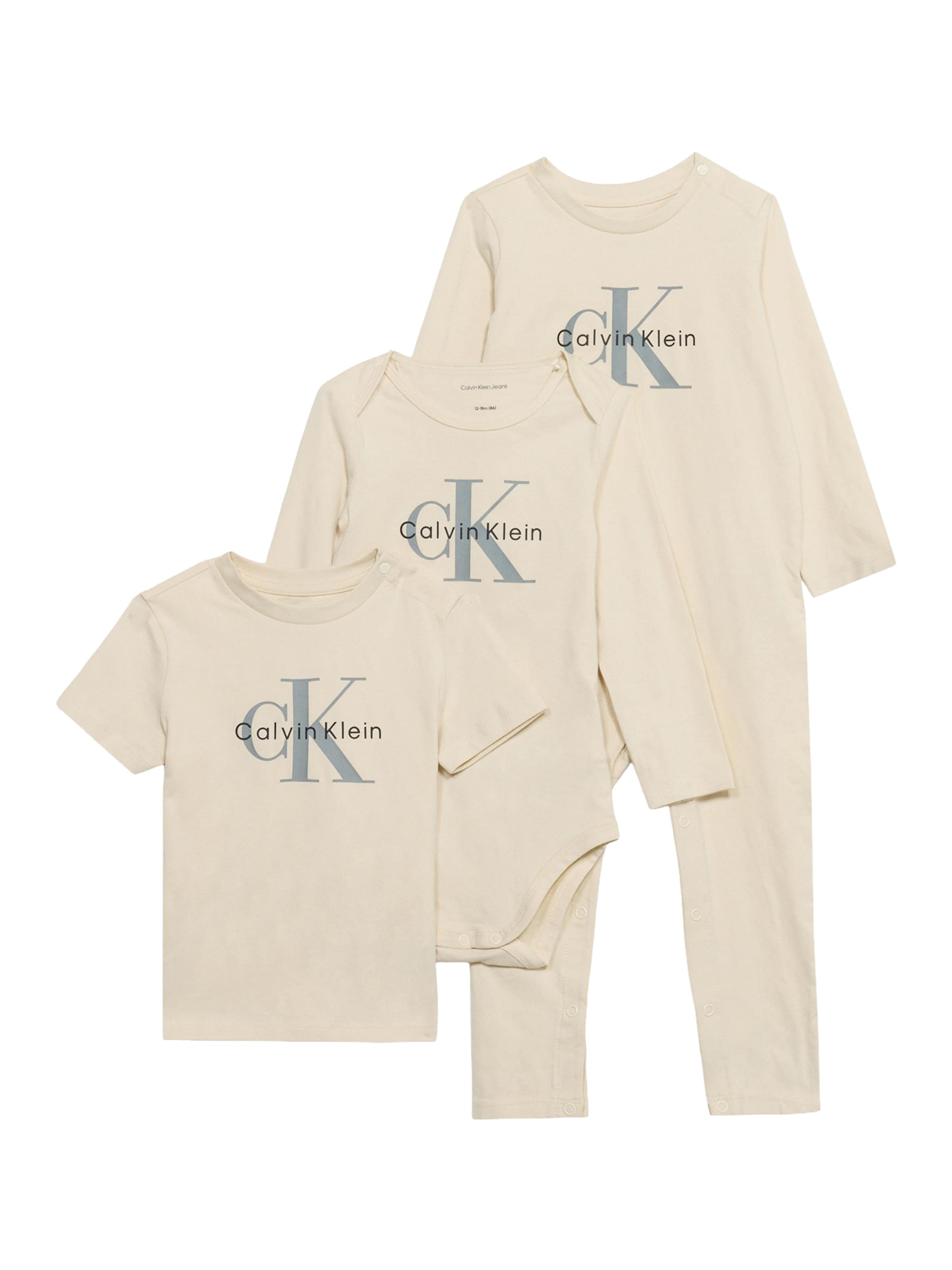 Set 'ESSENTIAL' di Calvin Klein Jeans in beige: frontale