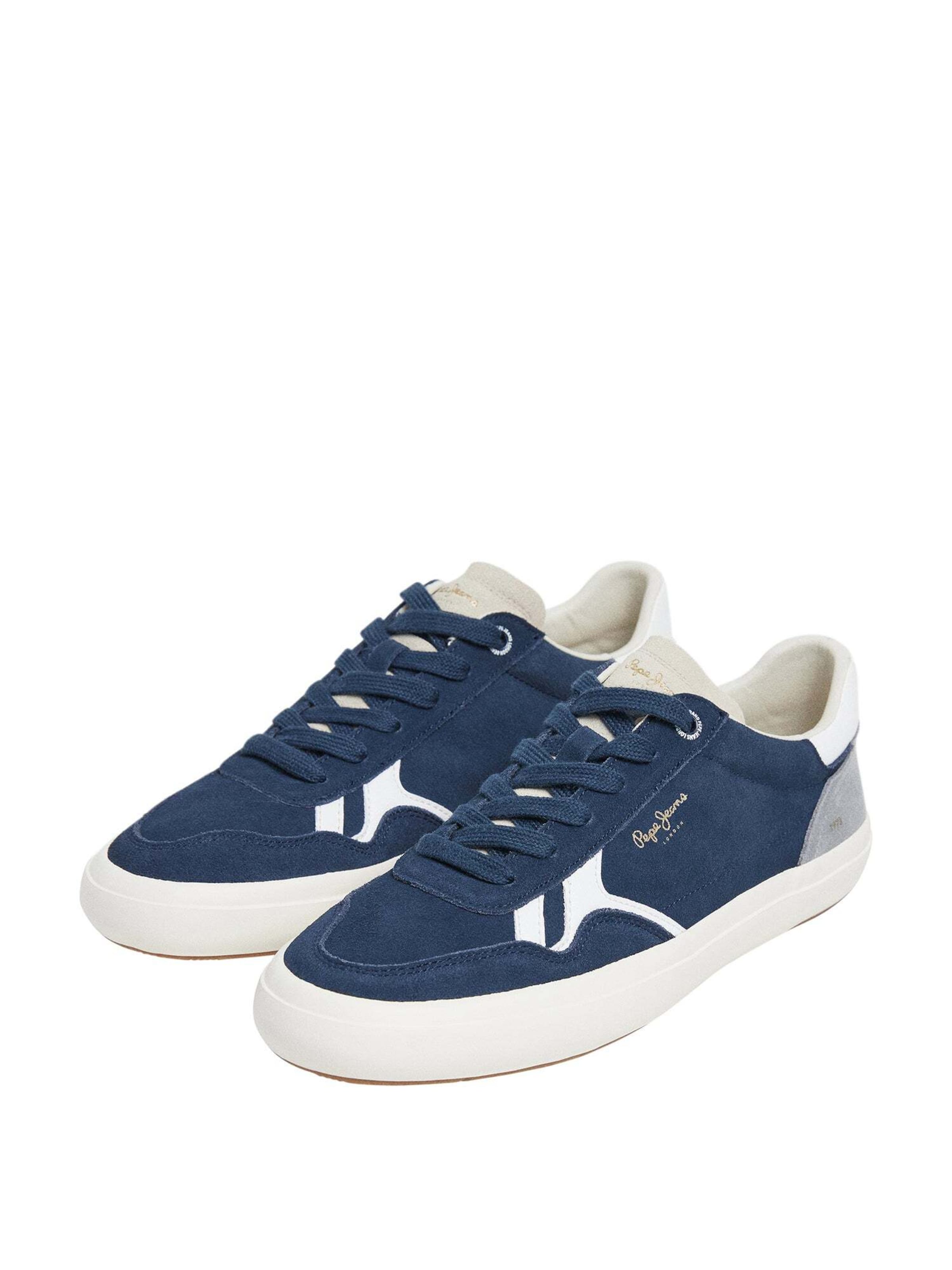 Pepe Jeans Matalavartiset tennarit 'TRAVIS FREE' värissä sininen