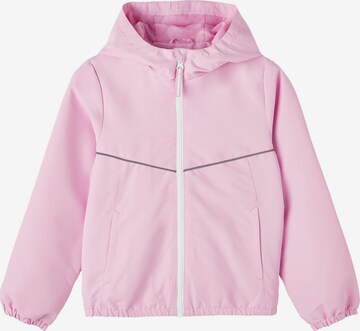 Veste mi-saison 'Martino' NAME IT en rose : devant